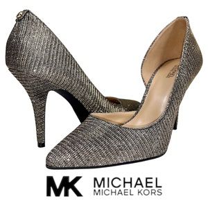 Michael Kors Metallic Dorothy Flex Pumps NWOT